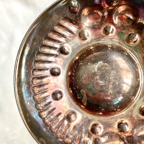 Vintage French Silver Plated Wine Tasting Cup | Sommelier Tastevin - Picture 8 of 16